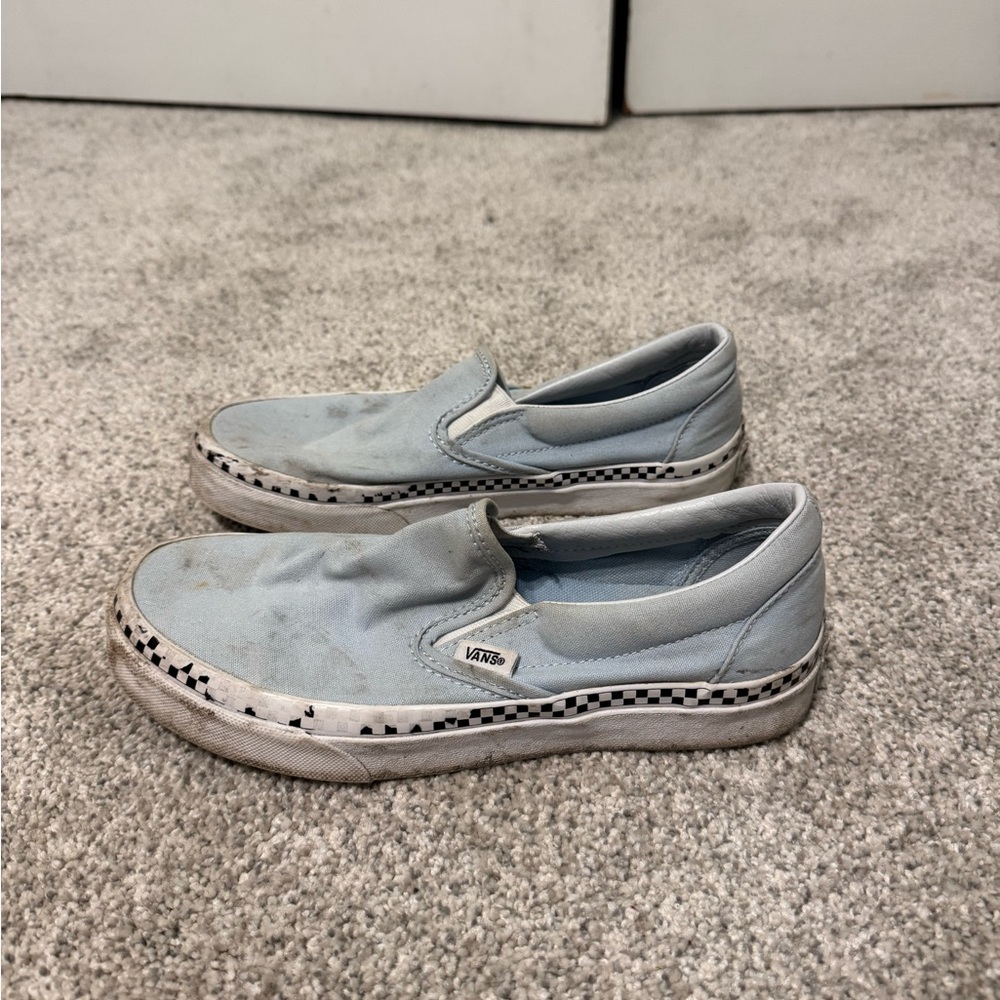 Vans Blue Sneakers Slip-On Casual